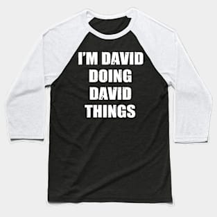 David Baseball T-Shirt